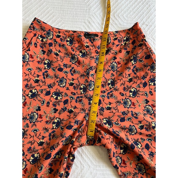 Top Shop - size 6 - High Waisted Floral Print Pants - Picture 7 of 14